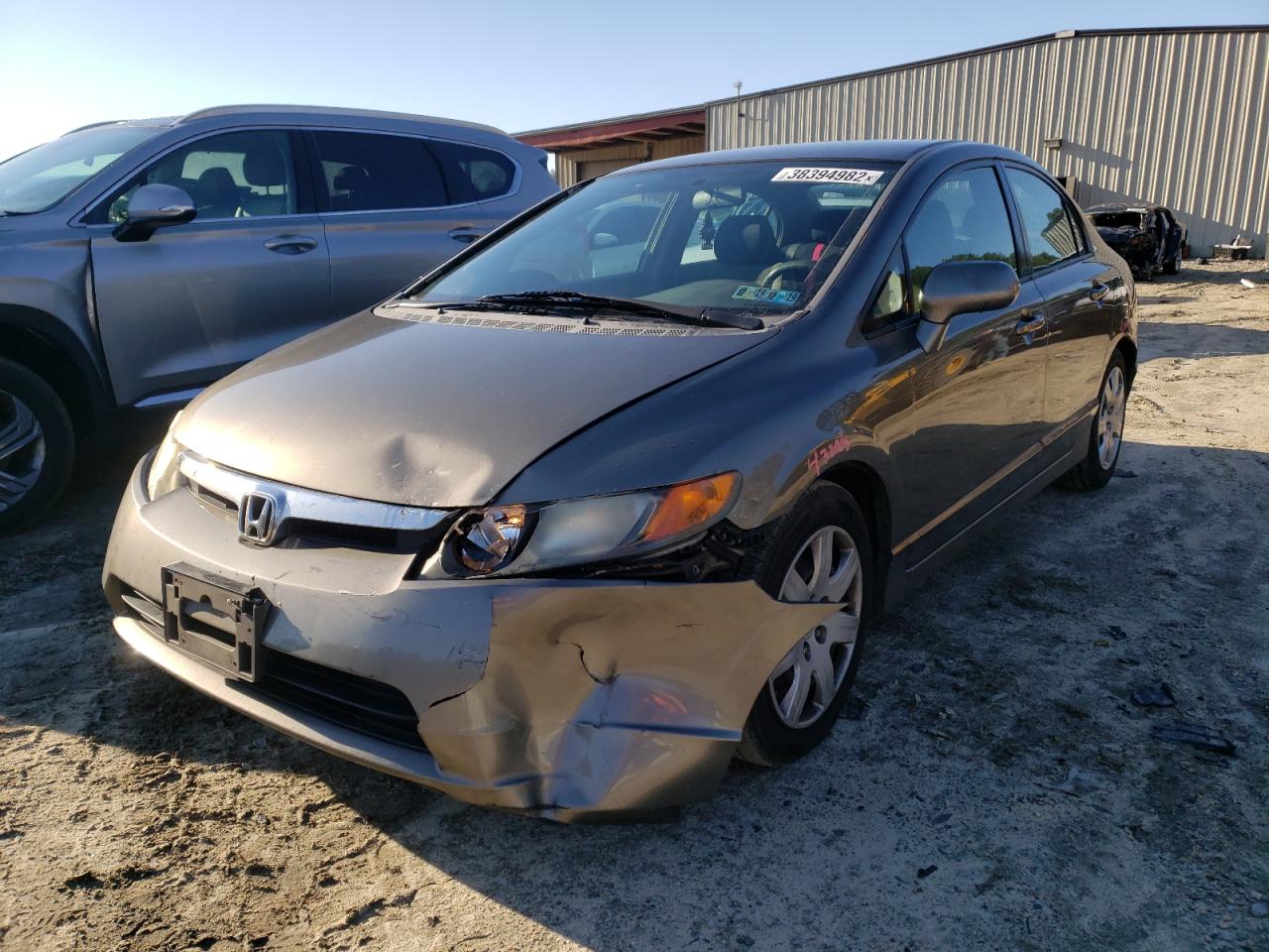 Photo 2 from auction – 2008 HONDA CIVIC LX with VIN 2HGFA16518H315284