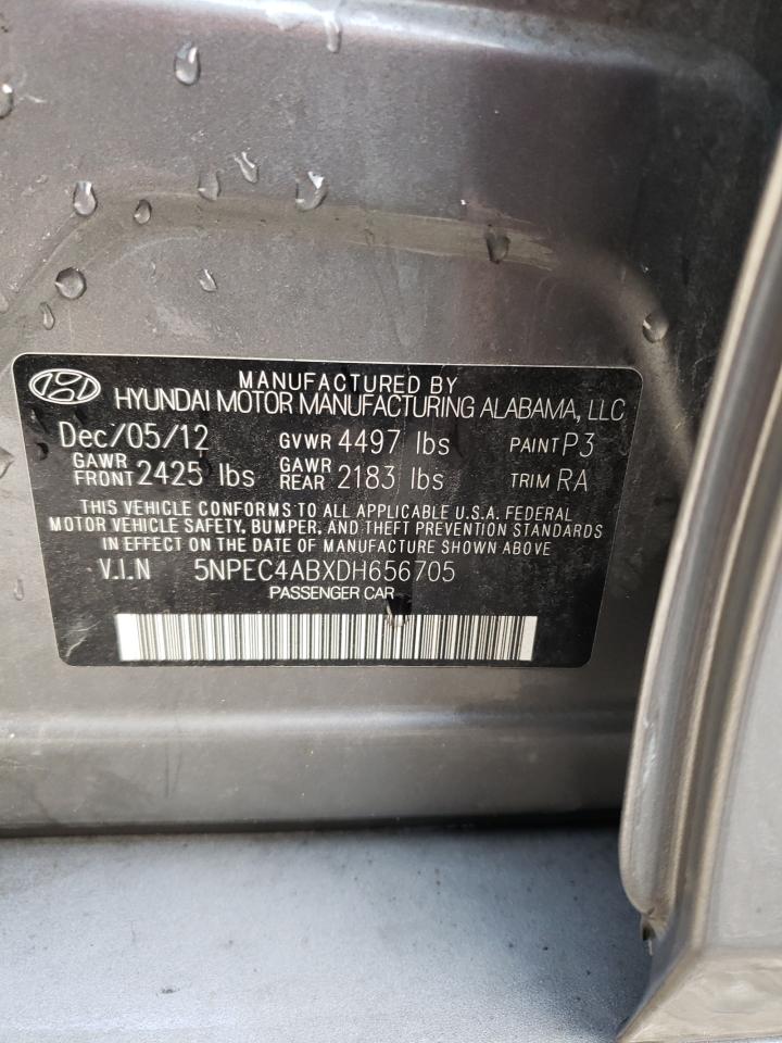 Photo 10 from auction – 2013 HYUNDAI SONATA SE with VIN 5NPEC4ABXDH656705
