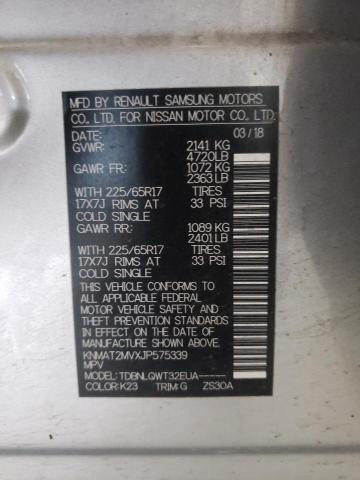 Photo 10 from auction – 2018 NISSAN ROGUE with VIN KNMAT2MVXJP575339