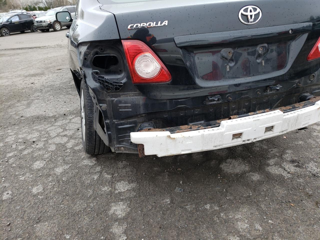 Photo 9 from auction – 2009 TOYOTA COROLLA BA with VIN JTDBL40EX9J003756