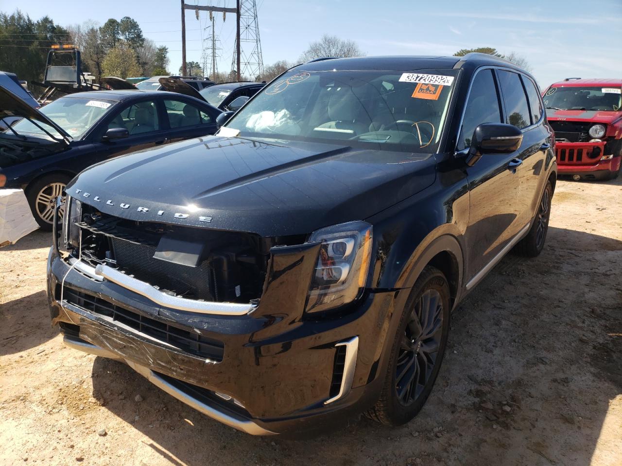 Photo 2 from auction – 2021 KIA TELLURIDE with VIN 5XYP5DHC8MG130131