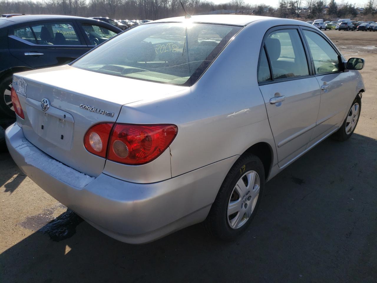 Photo 4 from auction – 2007 TOYOTA COROLLA CE with VIN JTDBR32E070101493