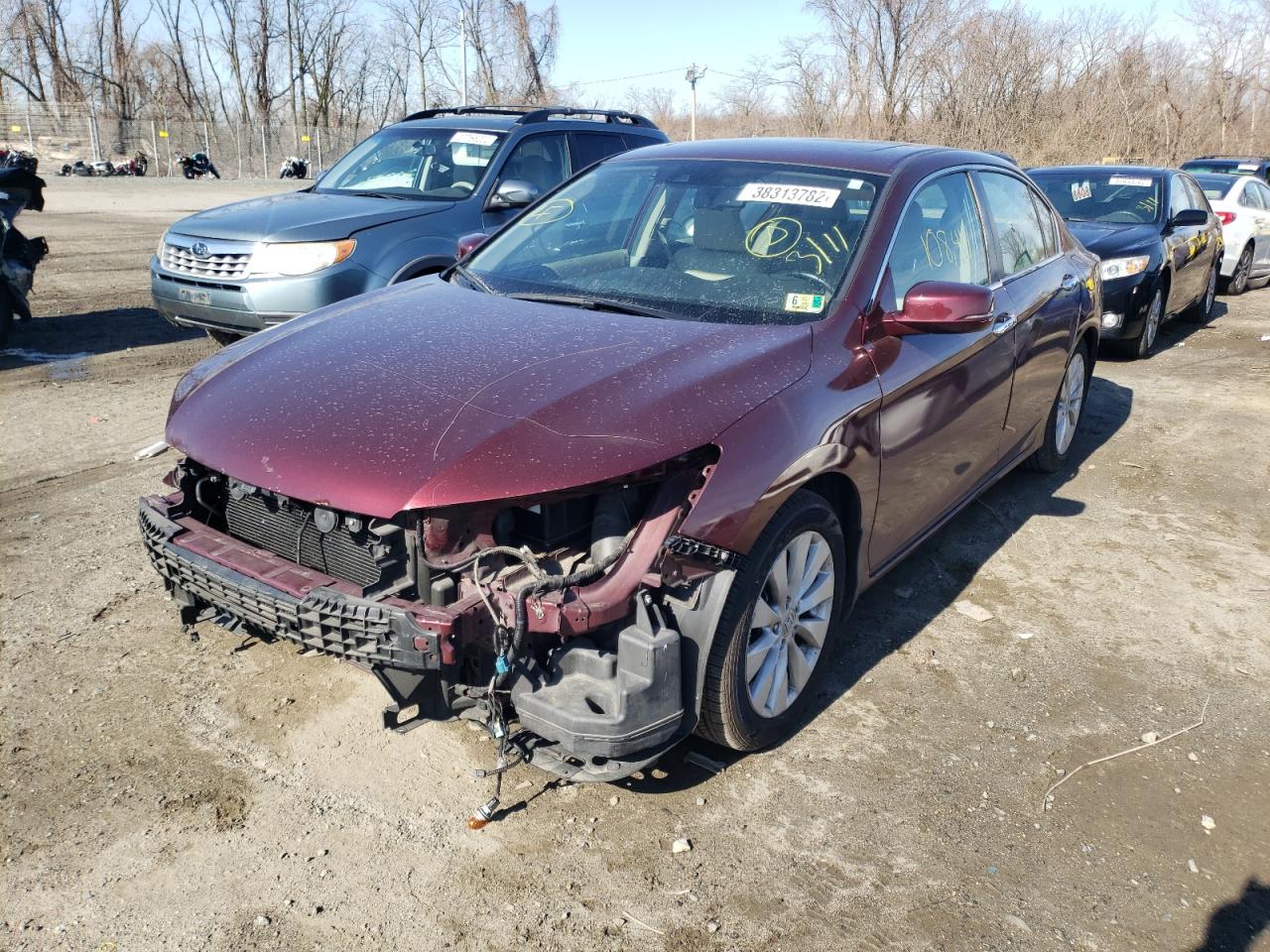 Photo 2 from auction – 2015 HONDA ACCORD EXL with VIN 1HGCR2F80FA130599
