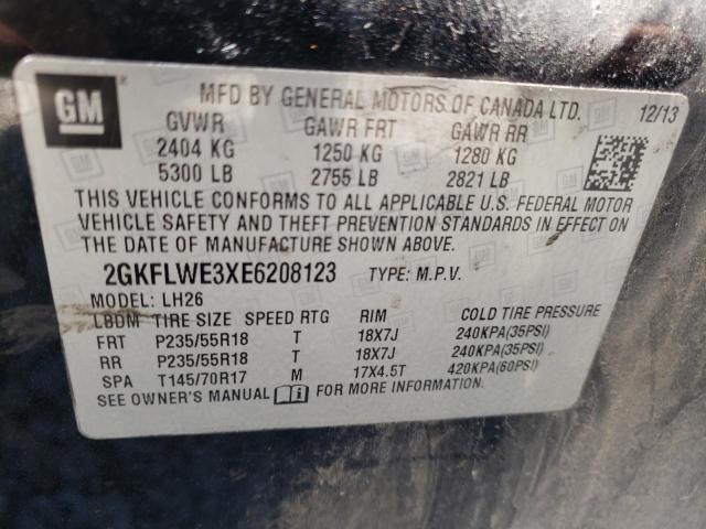 Фото 10 с аукциона – 2014 GMC TERRAIN SL с VIN 2GKFLWE3XE6208123