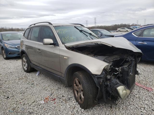BMW X3 3.0SI 2007 with VIN WBXPC93427WF27012 - Photo from auction