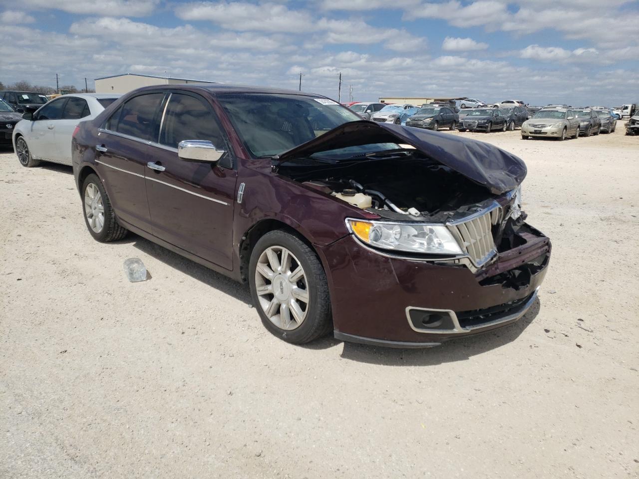 LINCOLN MKZ 2012 with VIN 3LNHL2GC0CR839118 - Photo from auction