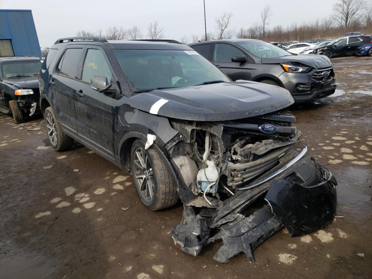 FORD EXPLORER X 2015 with VIN 1FM5K8D81FGA26262 - Photo from auction