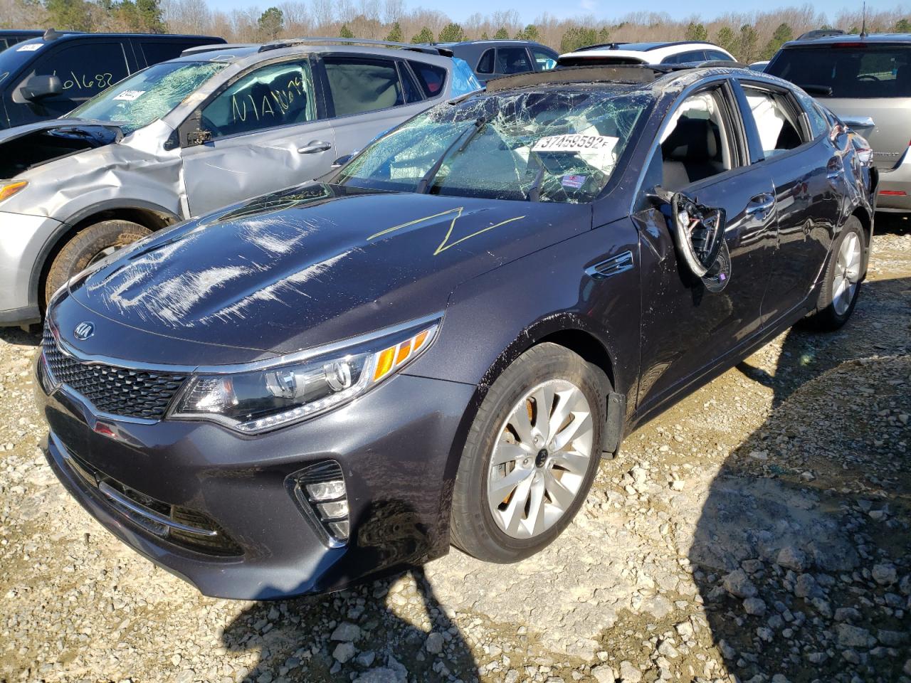 Photo 2 from auction – 2018 KIA OPTIMA EX with VIN 5XXGU4L32JG190710
