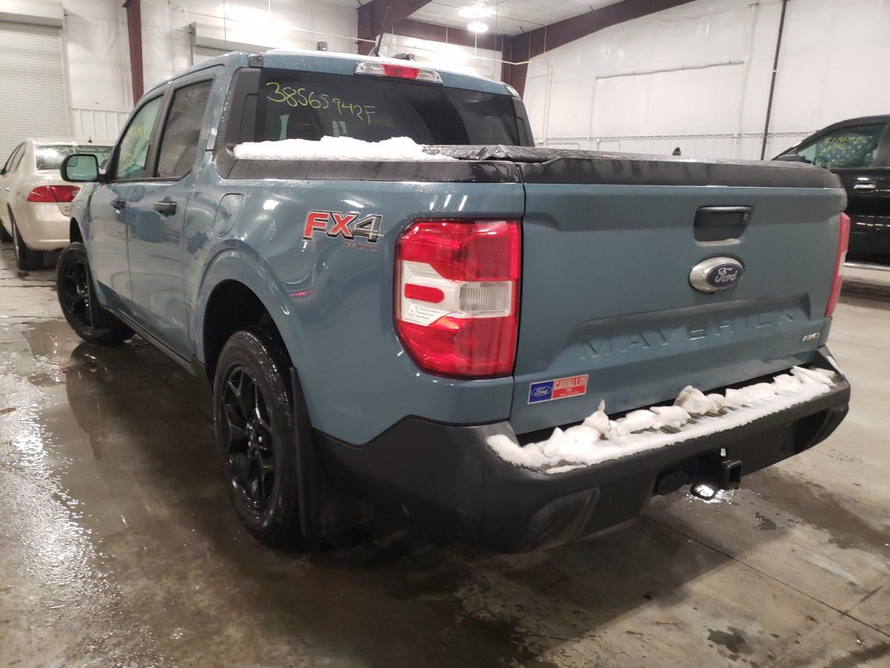 Photo 3 from auction – 2022 FORD MAVERICK X with VIN 3FTTW8F94NRA01465