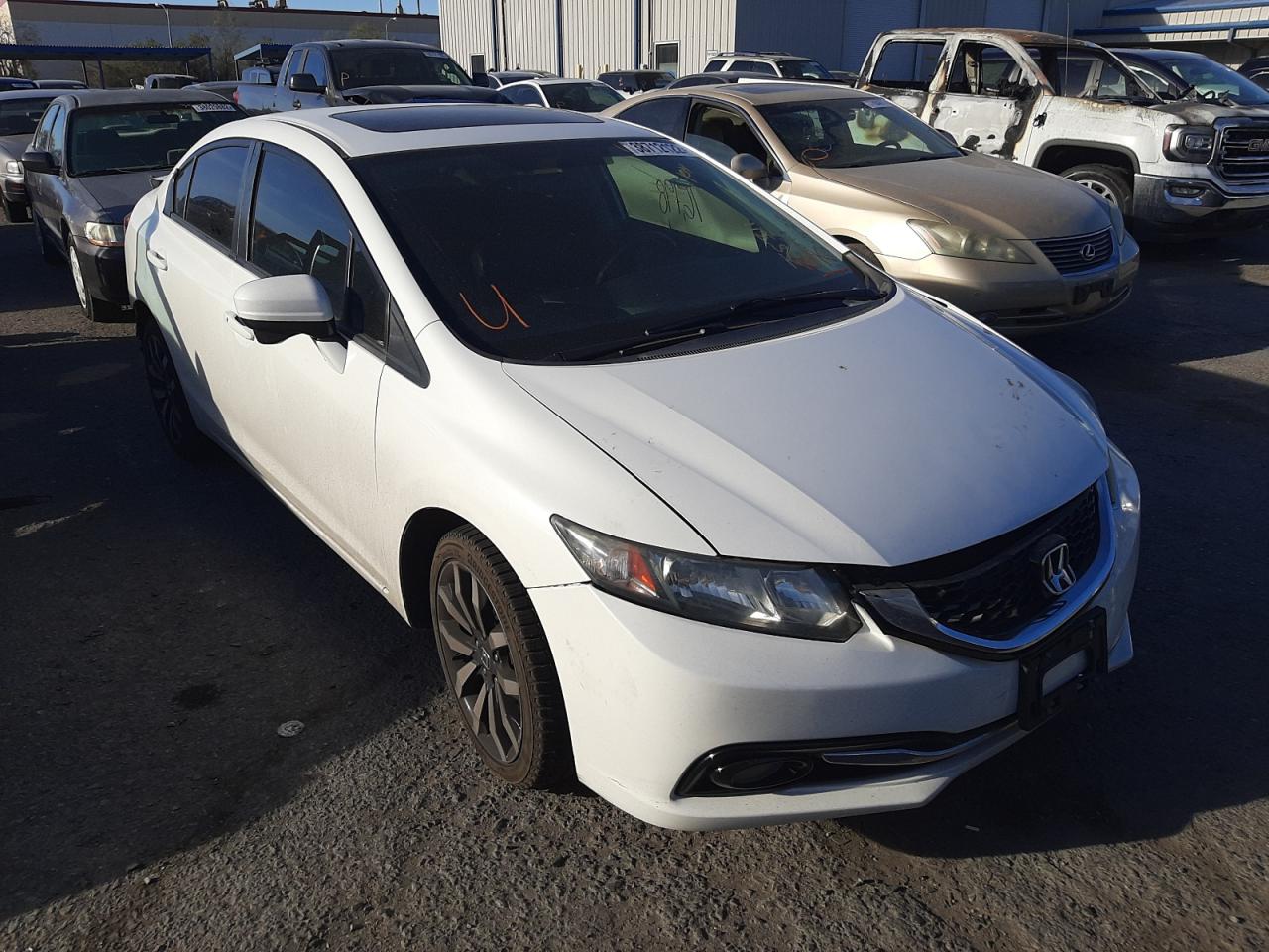 HONDA CIVIC EXL 2014 with VIN 19XFB2F95EE274315 - Photo from auction
