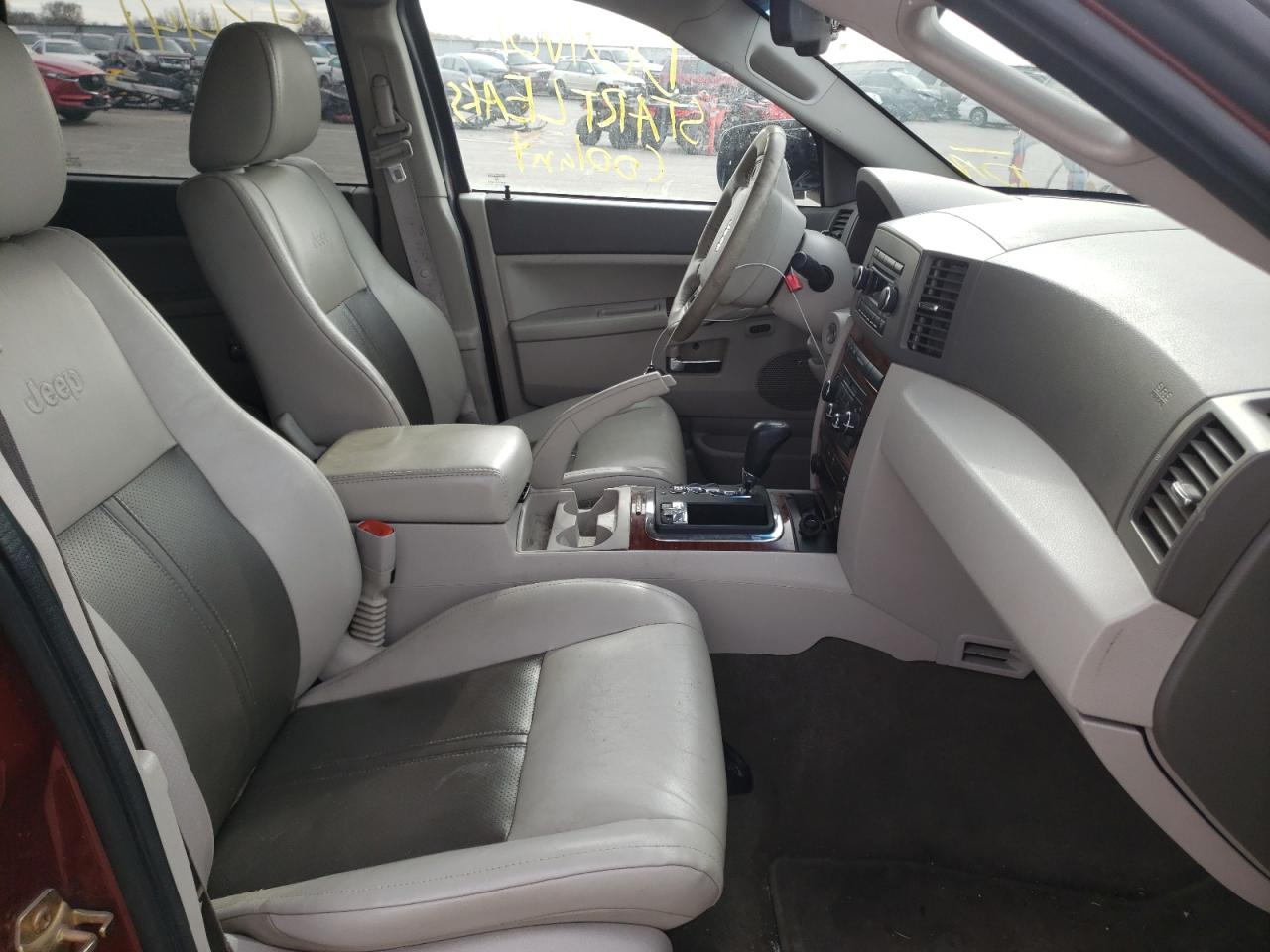 Photo 5 from auction – 2007 JEEP GRAND CHER with VIN 1J8HR58267C523343