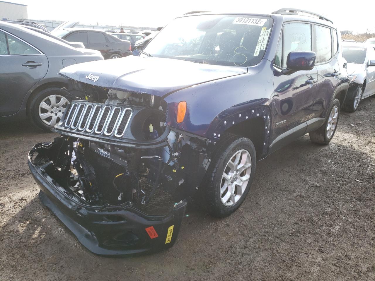 Photo 2 from auction – 2017 JEEP RENEGADE L with VIN ZACCJBBBXHPE66335