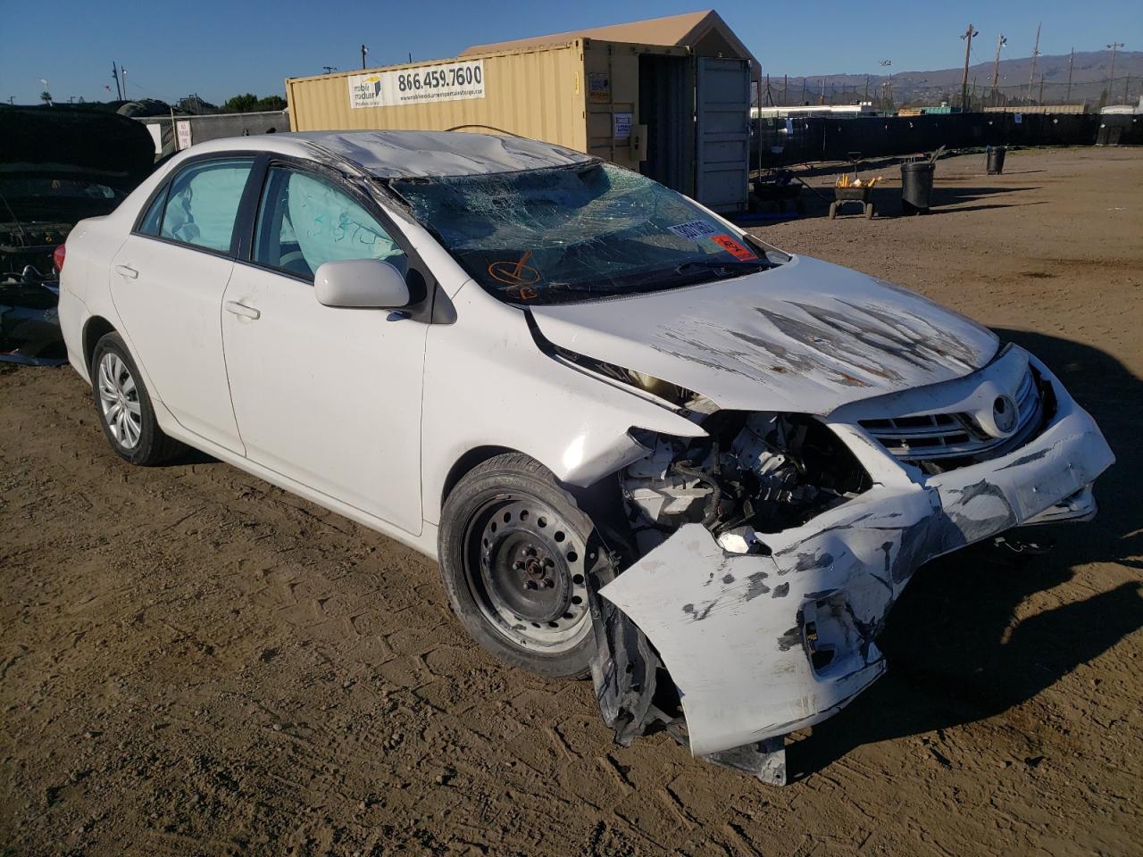 TOYOTA COROLLA BA 2013 with VIN 2T1BU4EE9DC121260 - Photo from auction