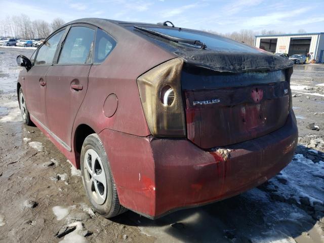 Photo 3 from auction – 2012 TOYOTA PRIUS with VIN JTDKN3DU0C1530847