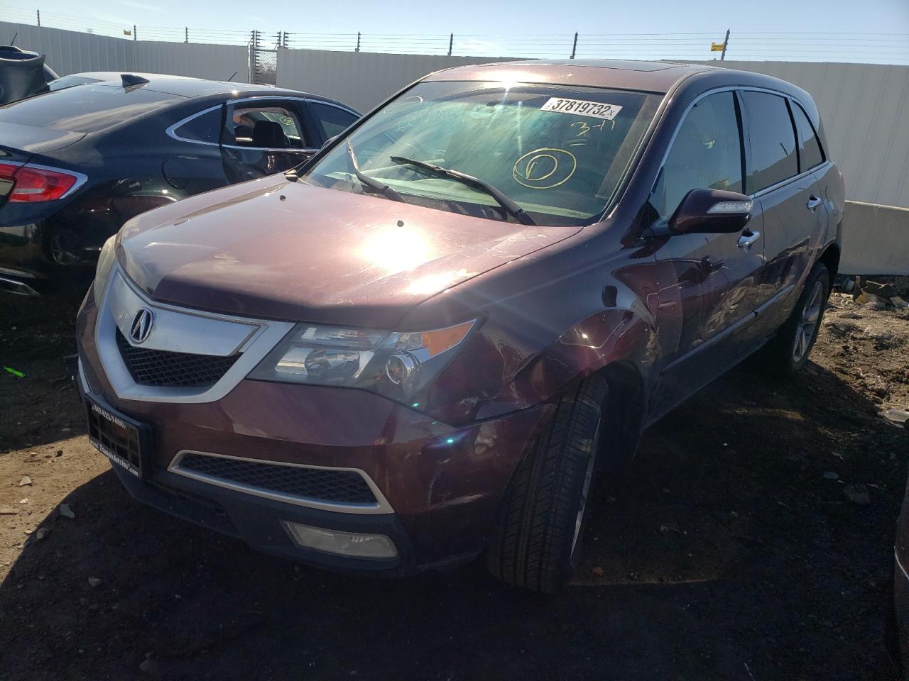 Photo 2 from auction – 2010 ACURA MDX with VIN 2HNYD2H21AH505397