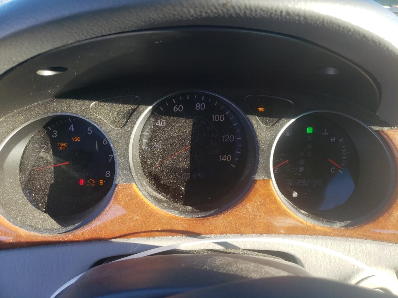 Photo 8 from auction – 2005 LEXUS ES 330 with VIN JTHBA30G255078292