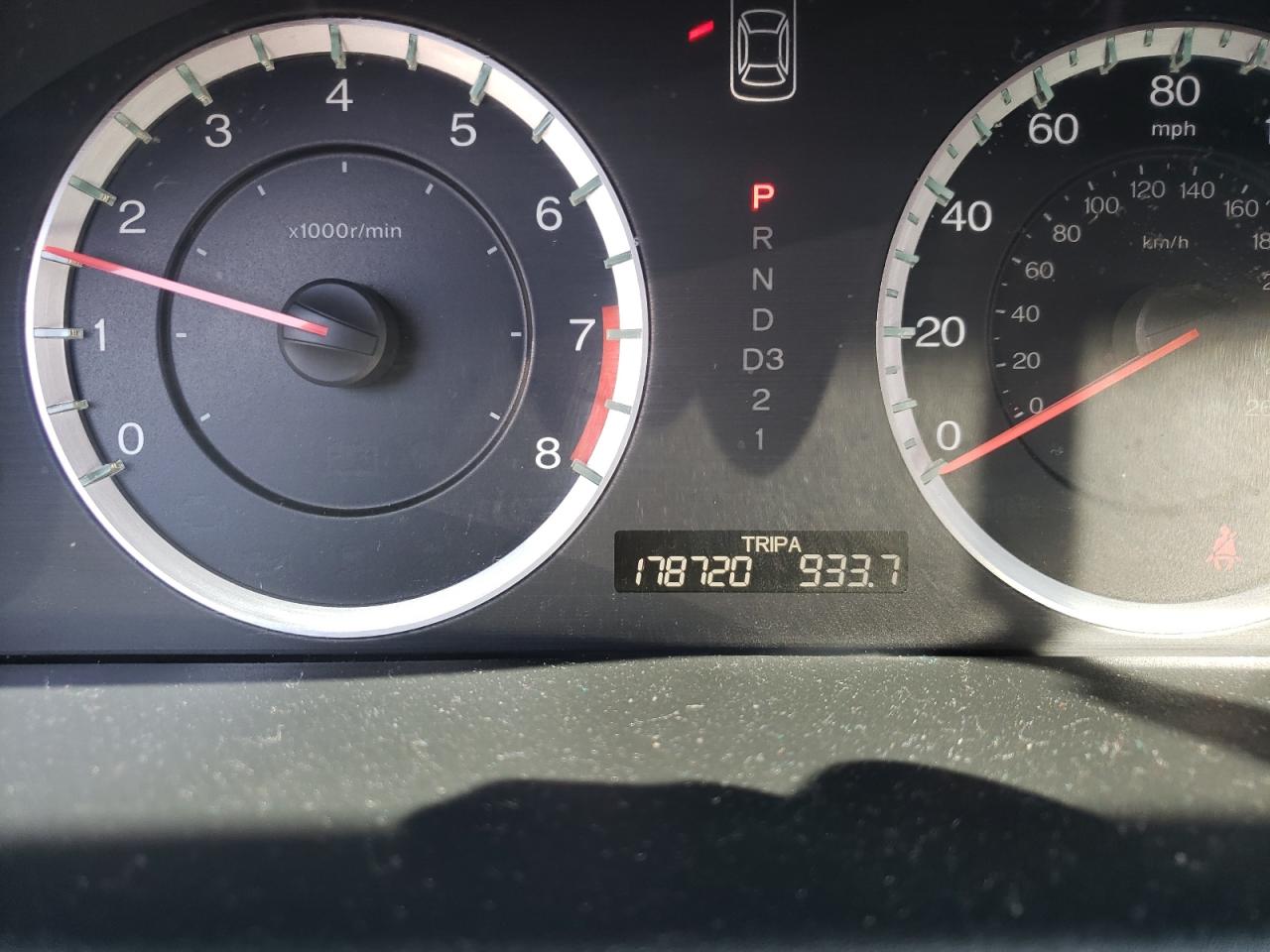 Photo 8 from auction – 2011 HONDA ACCORD LX with VIN 1HGCP2F36BA007295