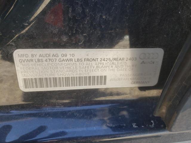 Photo 10 from auction – 2011 AUDI A4 PREMIUM with VIN WAUEFAFLXBN022814