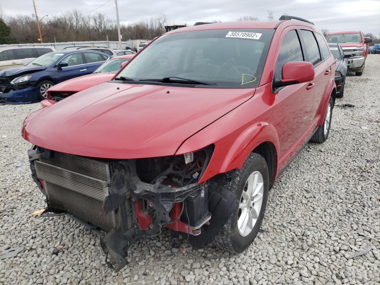 Photo 2 from auction – 2014 DODGE JOURNEY SX with VIN 3C4PDCBB9ET181189