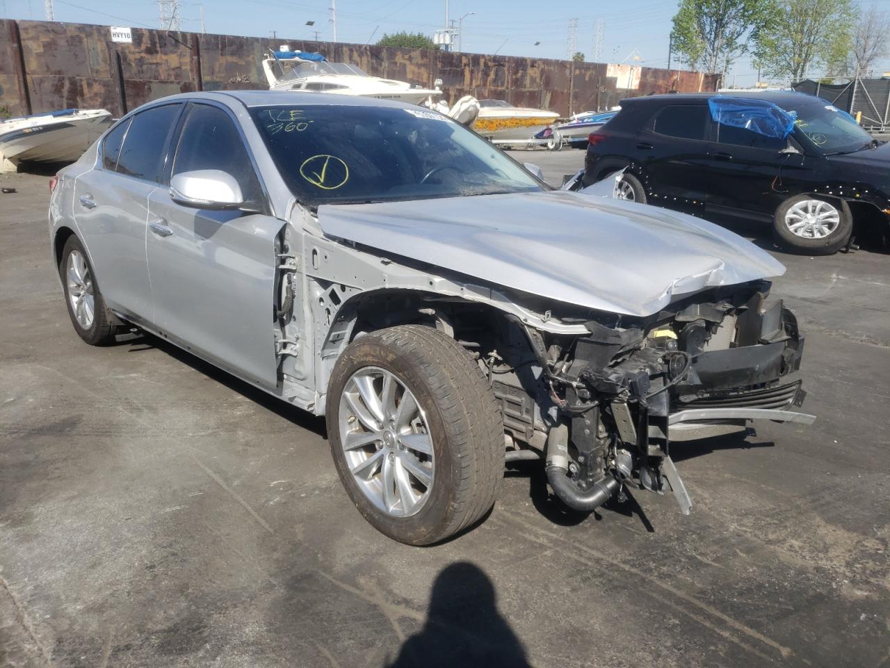 INFINITI Q50 BASE 2017 with VIN JN1CV7AP8HM642251 - Photo from auction