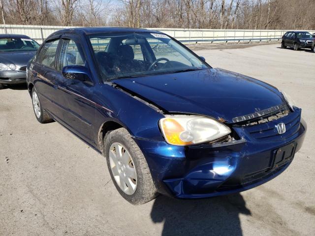 HONDA CIVIC EX 2001 with VIN 1HGES25751L037712 - Photo from auction
