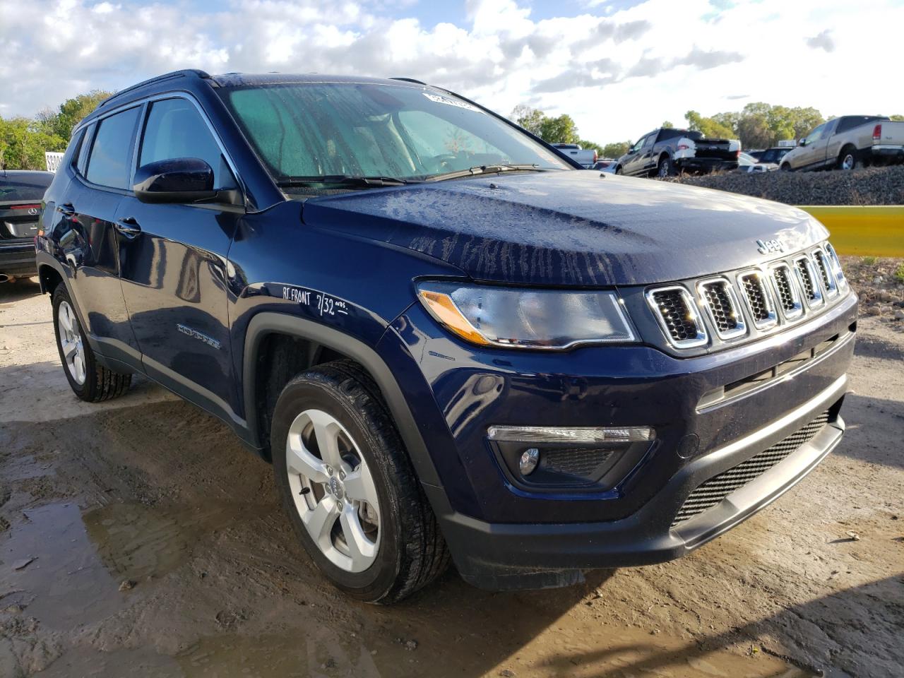 JEEP COMPASS LA 2021 with VIN 3C4NJCBB1MT505282 - Photo from auction