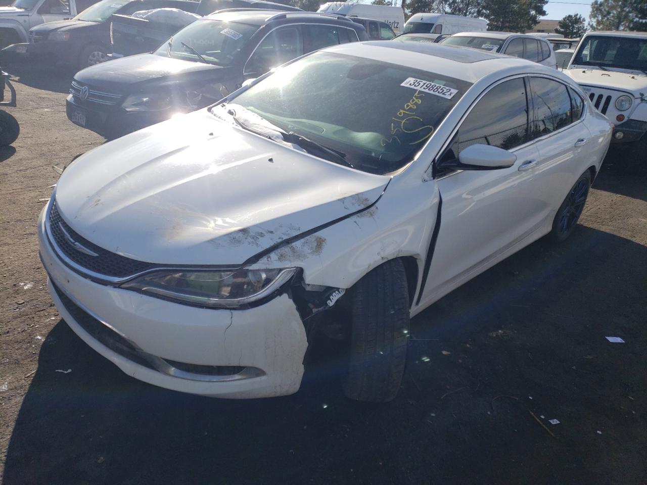 Photo 2 from auction – 2016 CHRYSLER 200 C with VIN 1C3CCCEG0GN148131