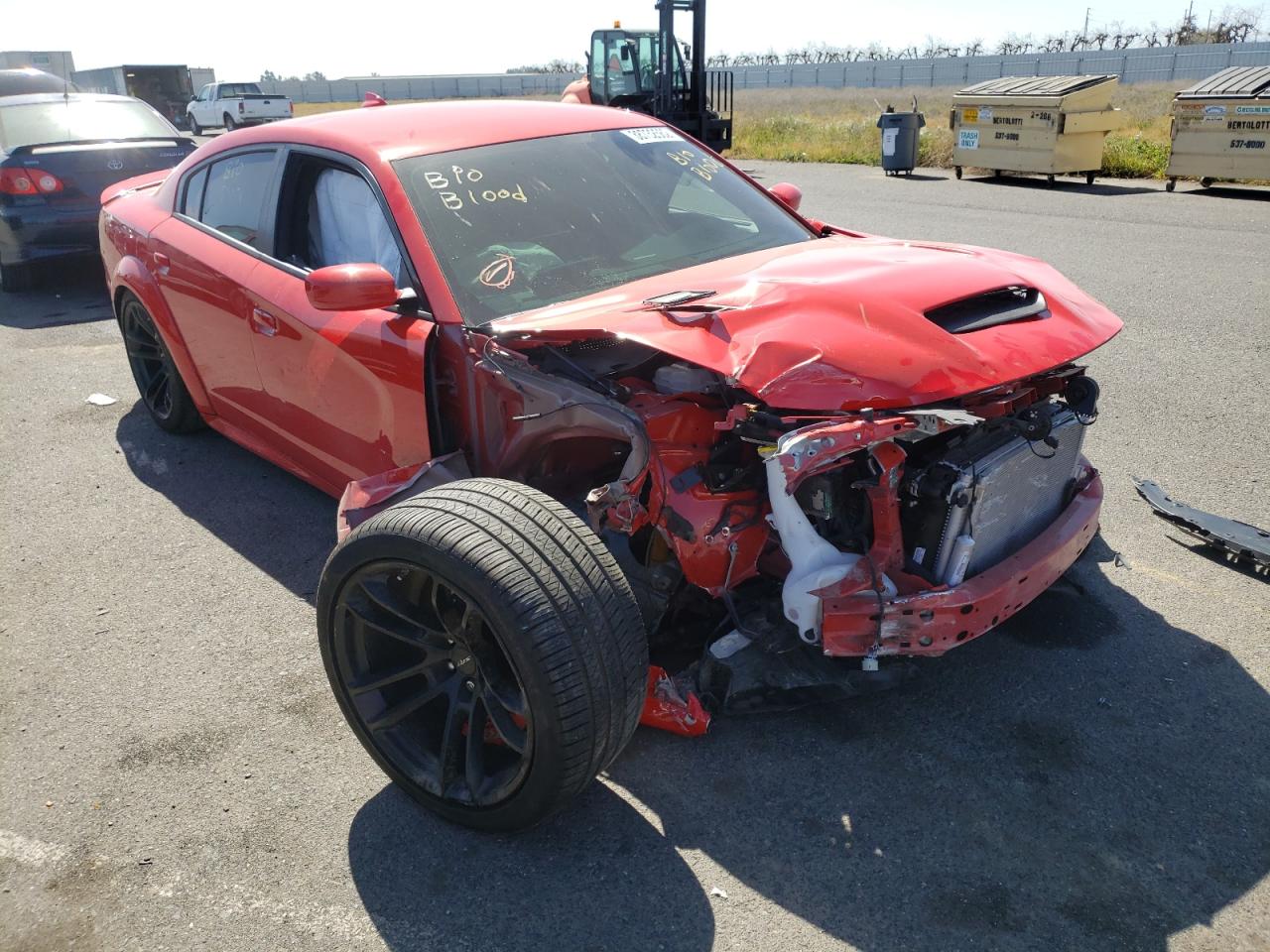 Photo 1 from auction – 2021 DODGE CHARGER SR with VIN 2C3CDXL95MH645351