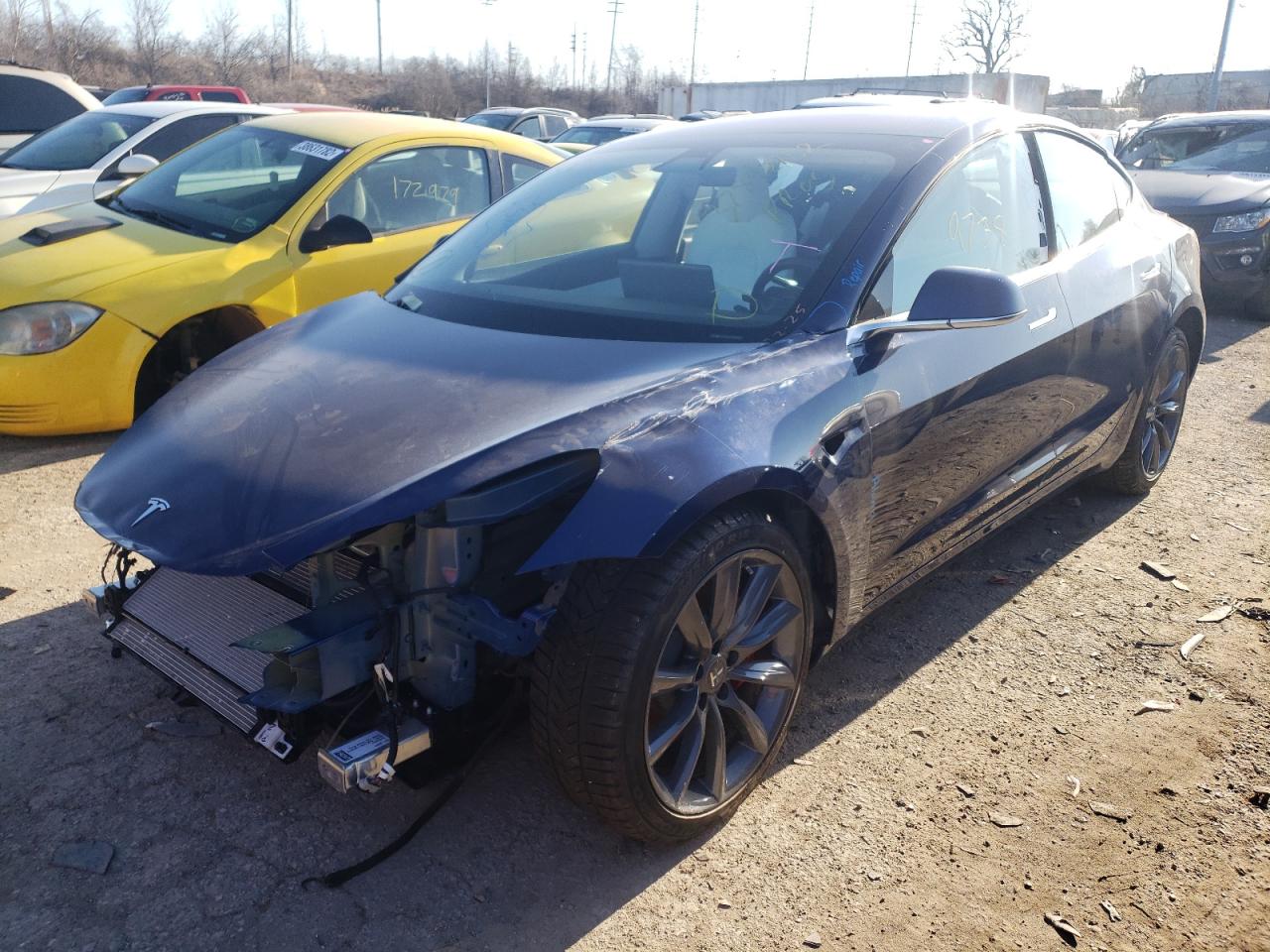 Photo 2 from auction – 2018 TESLA MODEL 3 with VIN 5YJ3E1EB2JF074182