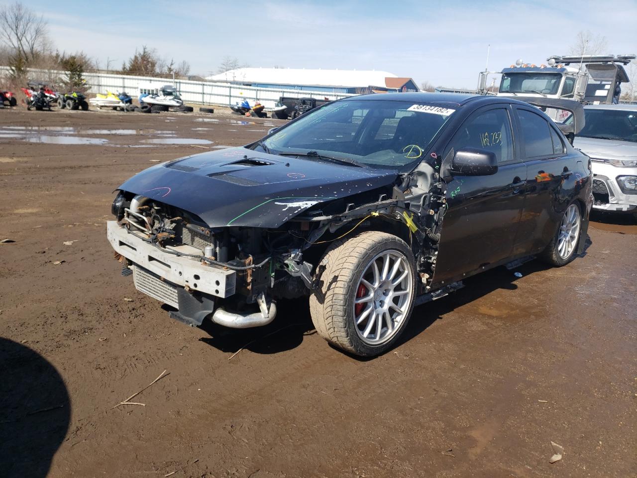 Photo 2 from auction – 2013 MITSUBISHI LANCER EVO with VIN JA32W8FV0DU011344