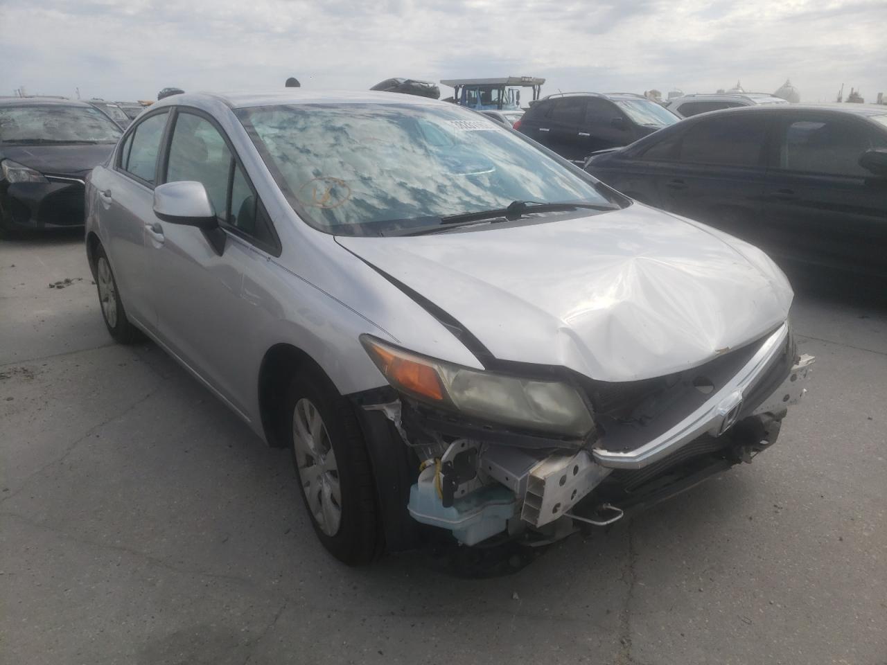 HONDA CIVIC LX 2012 with VIN 19XFB2F57CE074210 - Photo from auction