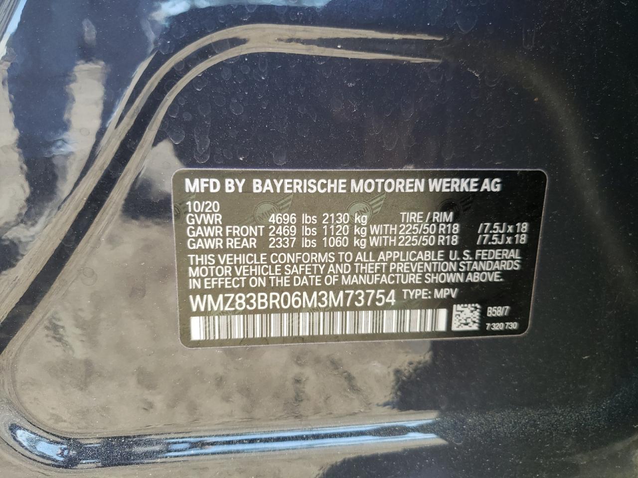 صورة رقم 10 من المزاد - 2021 MINI COOPER S C مع VIN WMZ83BR06M3M73754
