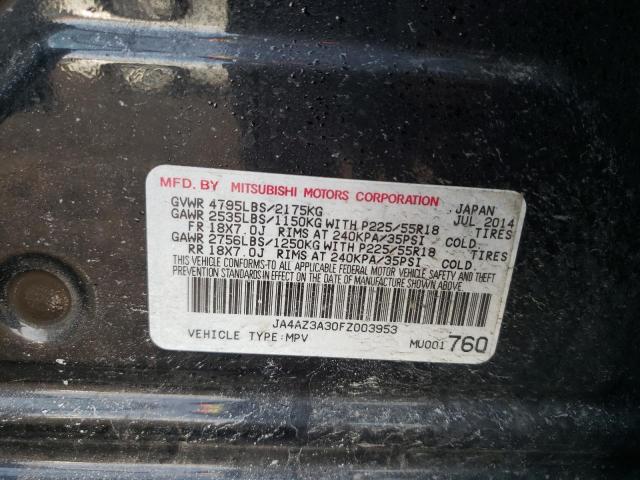 Photo 10 from auction – 2015 MITSUBISHI OUTLANDER with VIN JA4AZ3A30FZ003953