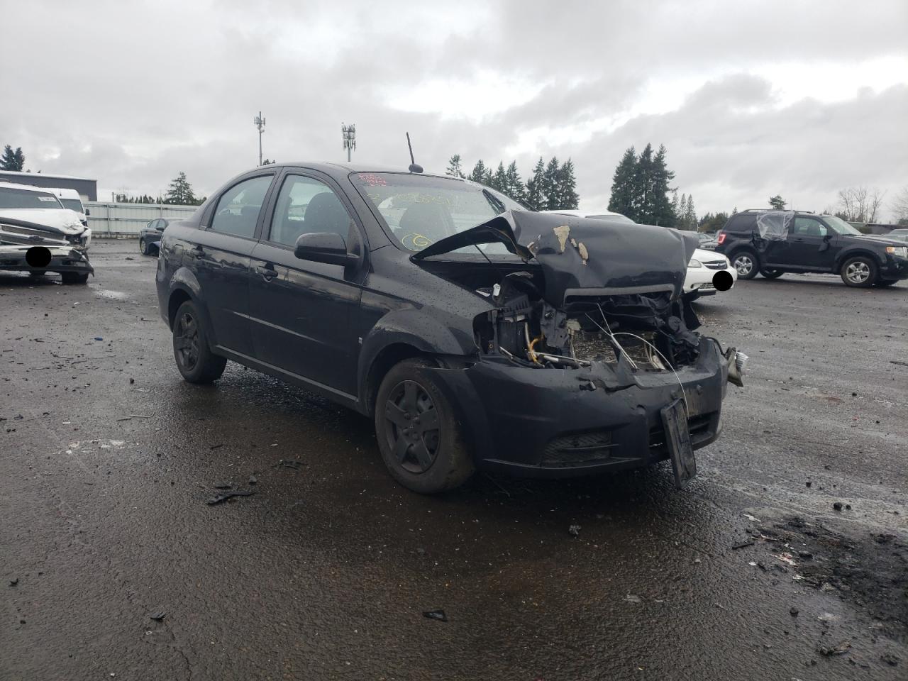 CHEVROLET AVEO LS 2009 with VIN KL1TD56E79B617003 - Photo from auction