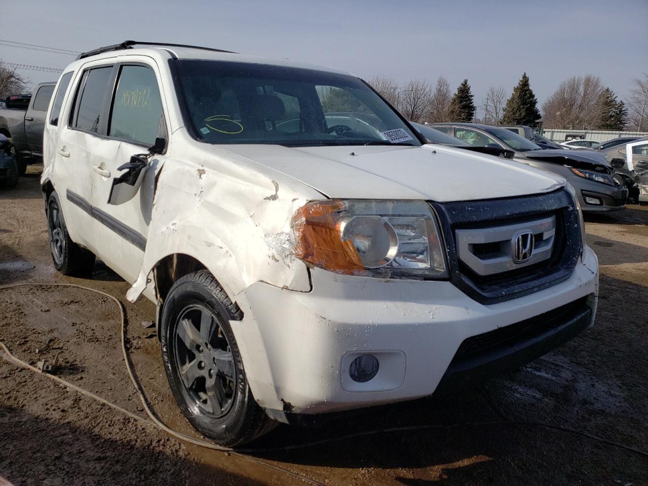 HONDA PILOT EX 2010 with VIN 5FNYF3H41AB001204 - Photo from auction