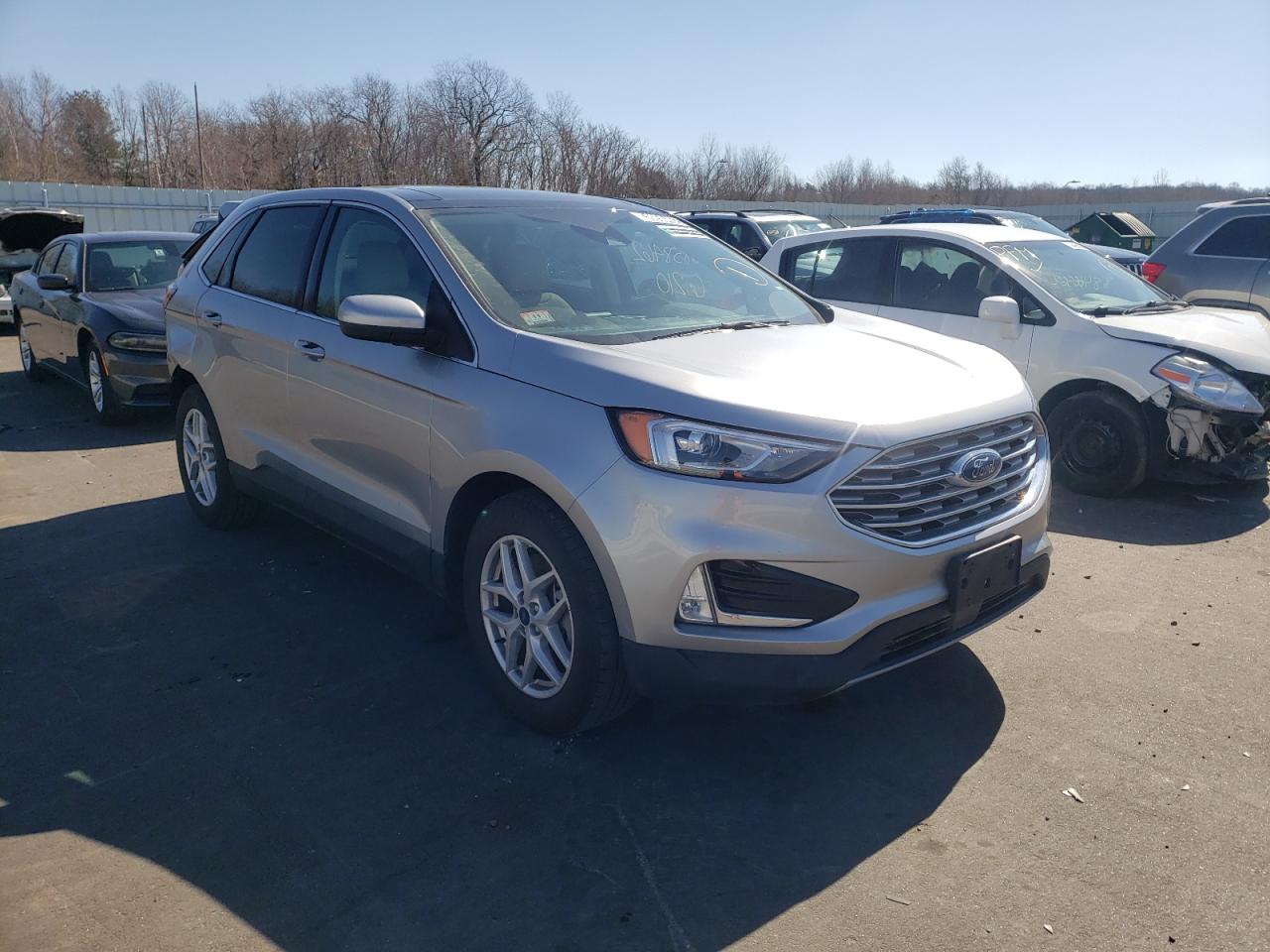 FORD EDGE SEL 2021 with VIN 2FMPK4J99MBA13858 - Photo from auction