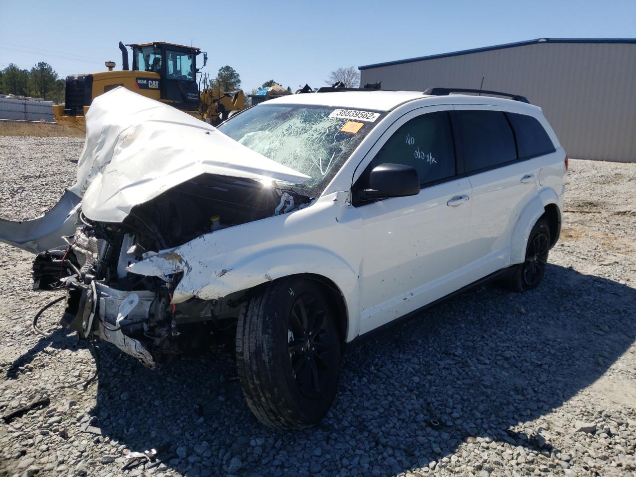 Photo 2 from auction – 2020 DODGE JOURNEY SE with VIN 3C4PDCAB5LT250846