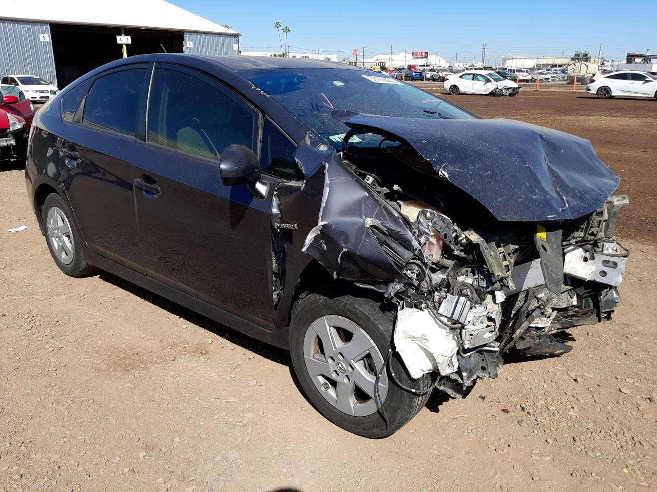 TOYOTA PRIUS 2011 with VIN JTDKN3DU4B1460736 - Photo from auction