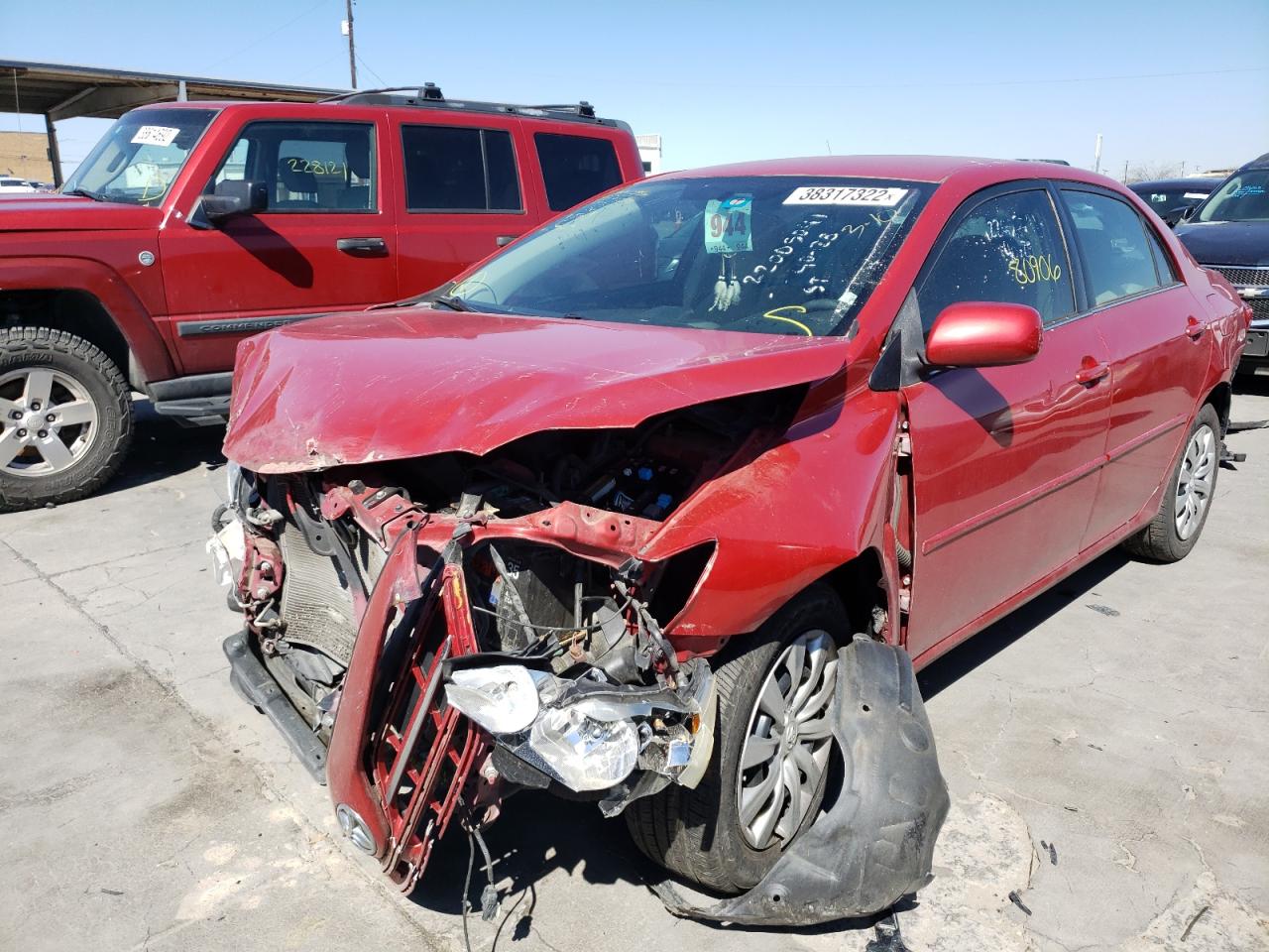 Photo 2 from auction – 2013 TOYOTA COROLLA BA with VIN 5YFBU4EE0DP138822