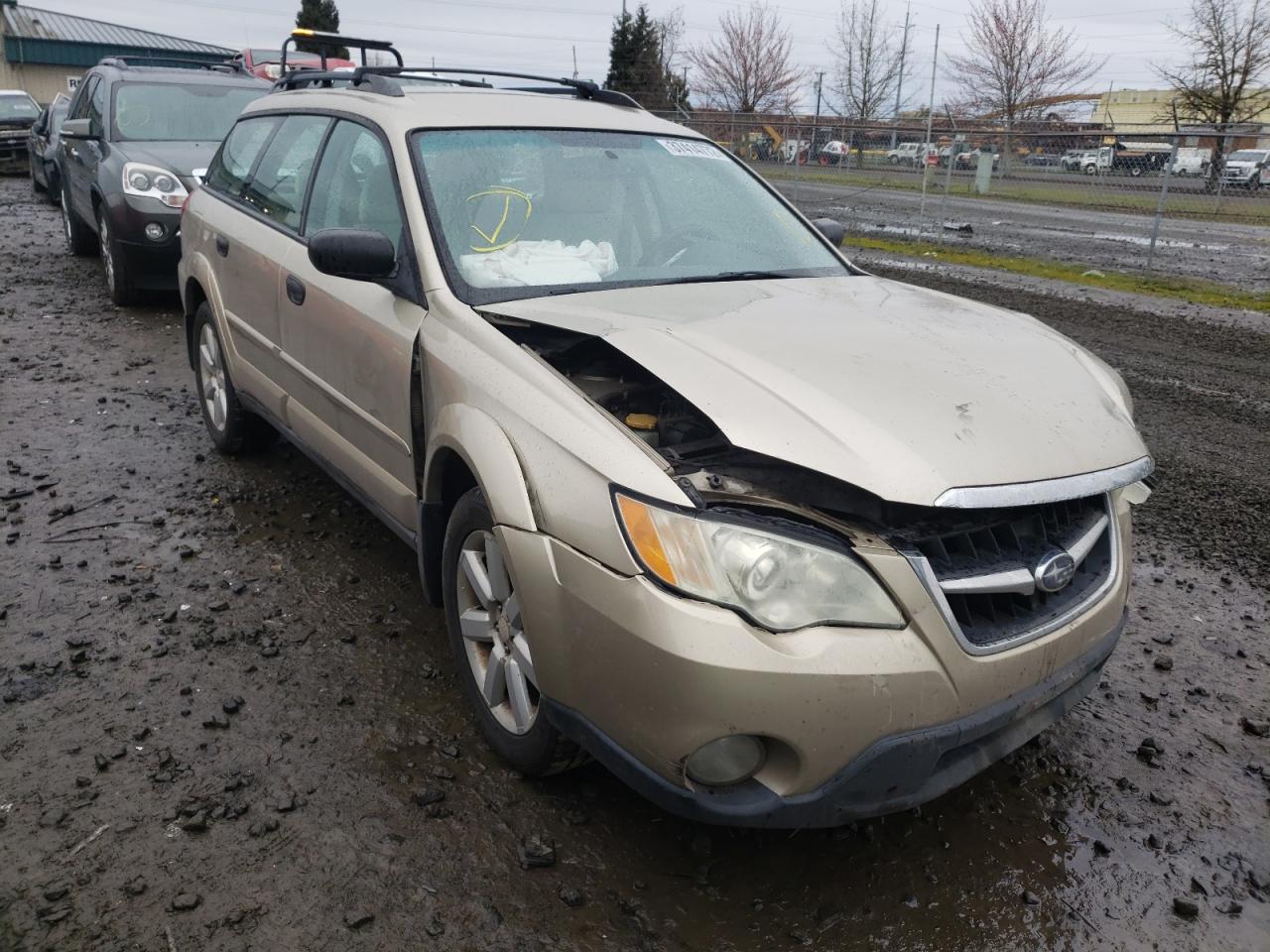 SUBARU OUTBACK 2. 2008 with VIN 4S4BP61C187301326 - Photo from auction