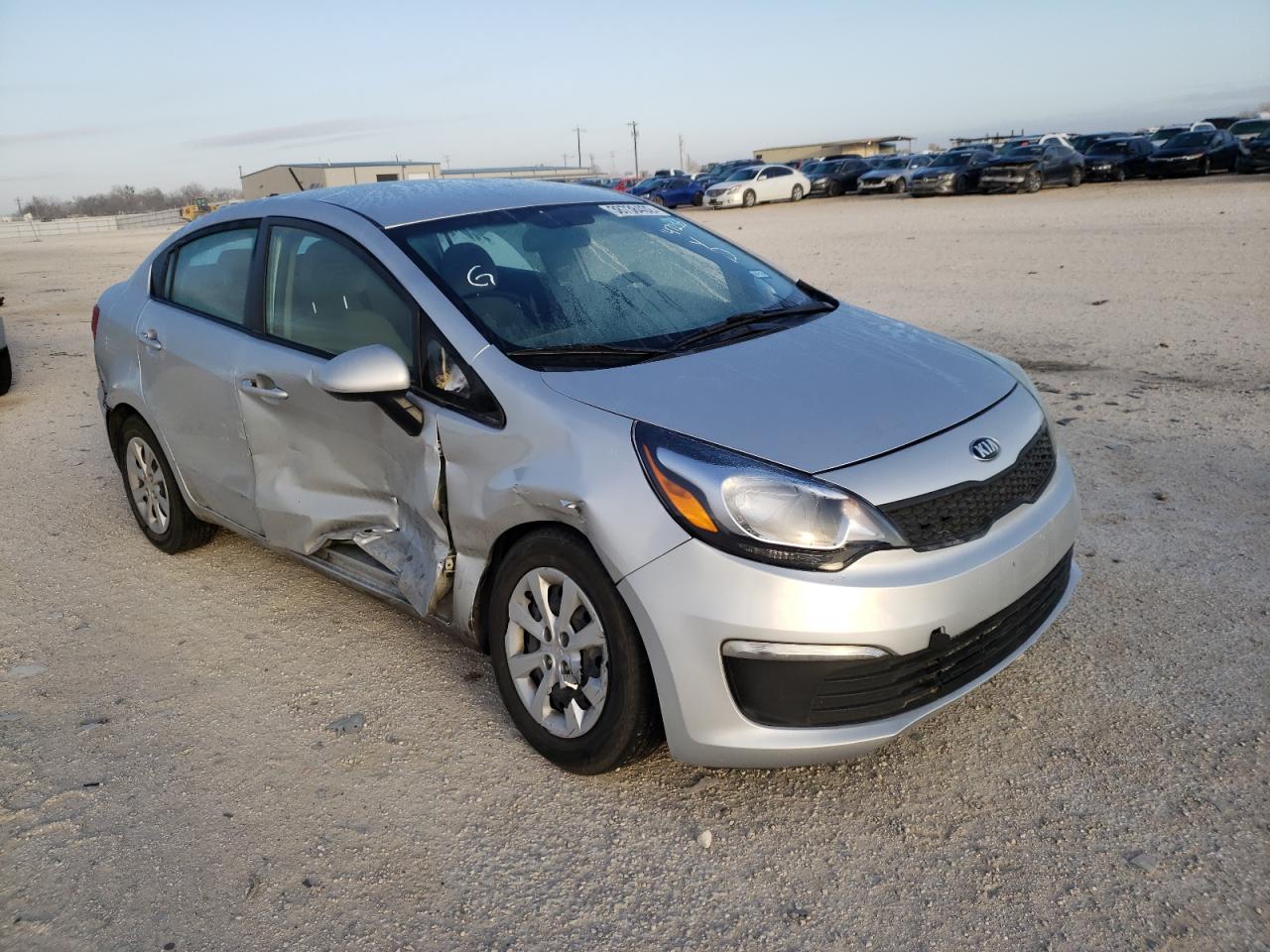 KIA RIO LX 2016 with VIN KNADM4A37G6576260 - Photo from auction