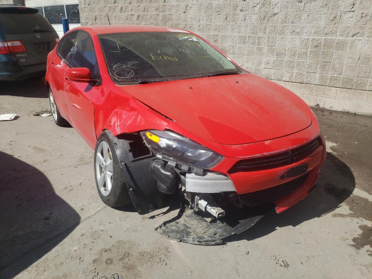 DODGE DART SXT 2016 with VIN 1C3CDFBBXGD689216 - Photo from auction