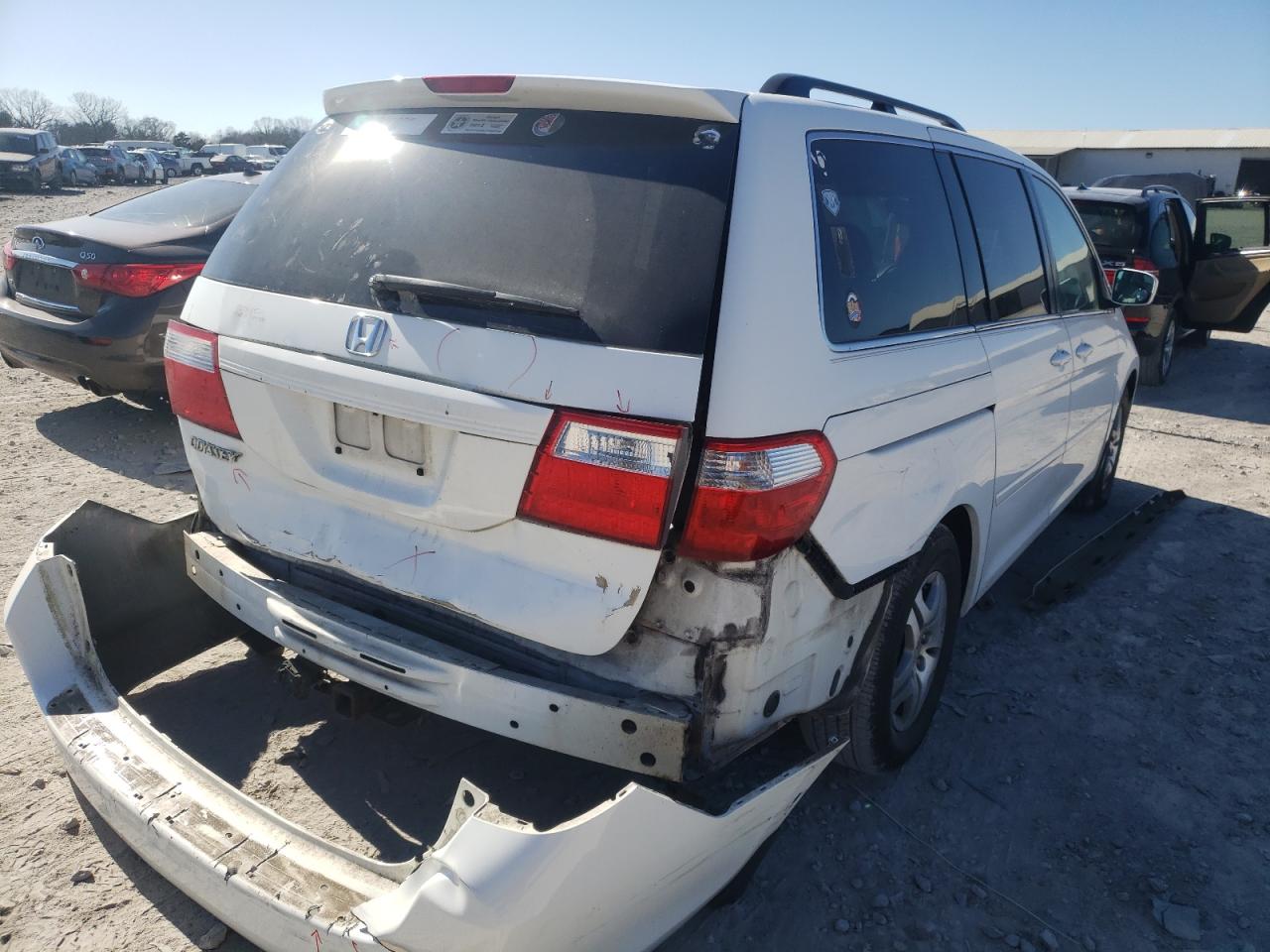 Photo 4 from auction – 2007 HONDA ODYSSEY EX with VIN 5FNRL38667B455388