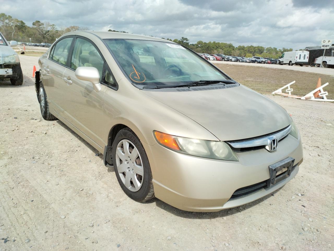 HONDA CIVIC LX 2008 with VIN 1HGFA16528L080803 - Photo from auction