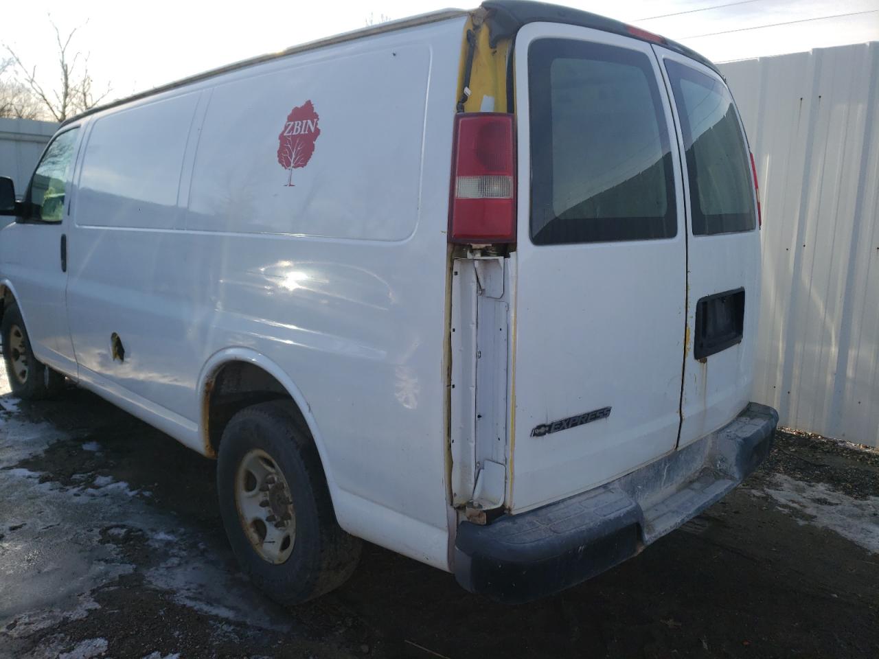 Photo 9 from auction – 2007 CHEVROLET EXPRESS G2 with VIN 1GCGG25V971240985