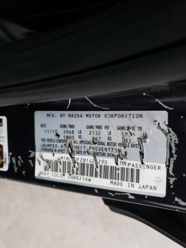 Photo 10 from auction – 2011 MAZDA 3 I with VIN JM1BL1UF2B1426290
