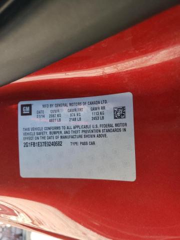 Photo 10 from auction – 2014 CHEVROLET CAMARO LT with VIN 2G1FB1E37E9240682