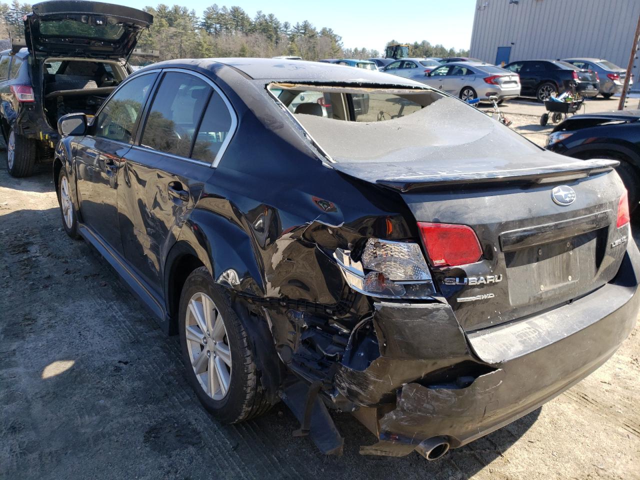 Photo 9 from auction – 2011 SUBARU LEGACY 2.5 with VIN 4S3BMBC64B3217268