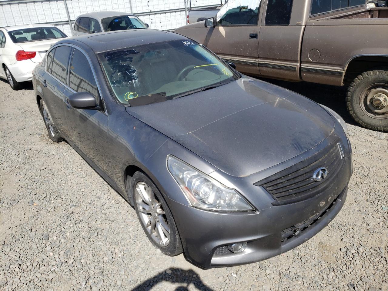 INFINITI G37 BASE 2012 with VIN JN1CV6AP0CM626841 - Photo from auction