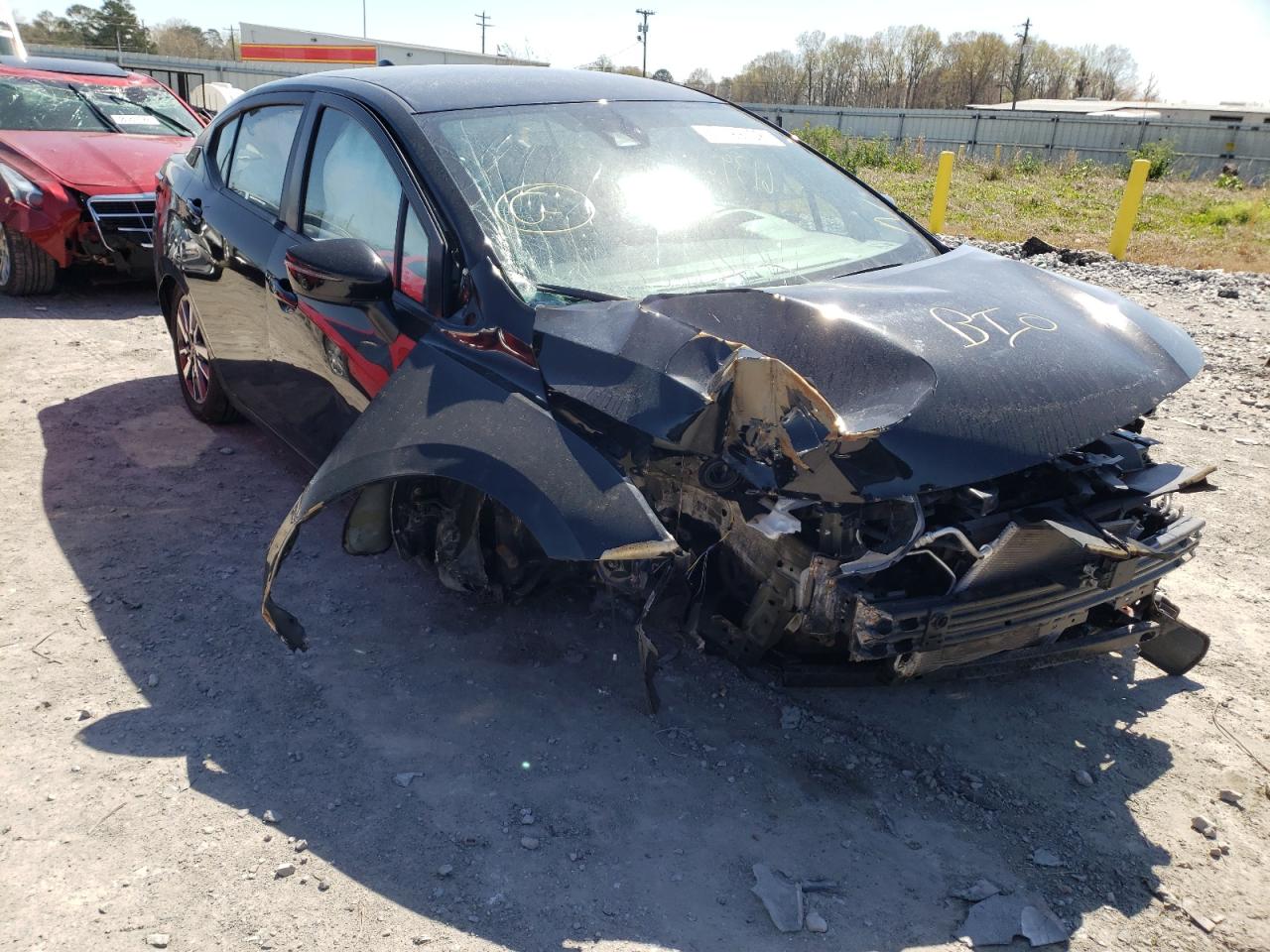 NISSAN VERSA SV 2020 with VIN 3N1CN8EV0LL808683 - Photo from auction